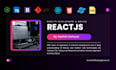 design modern react landing page  with responsive design