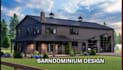 design and render architectural barndominium, pole barn floor plan, farmhouse