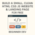 build a clean and responsive website using HTML,CSS and js