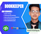 do bookkeeping in quickbooks and zoho books accurately