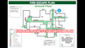 draw and design fire emergency evacuation plan, fire safety plan, maps, diagram