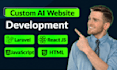 build professional website as full stack developer, frontend web development