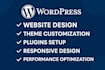 create a wordpress design and development