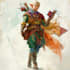 draw a character art, dnd, and dnd character, game art