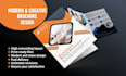 design creative and modern brochure, flyer with unlimited revisions