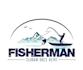 design awesome fisherman logo