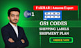 do amazon gs1 product barcodes labels and complete shipment plan