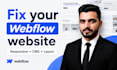 fix webflow bugs responsiveness layout and cms issues