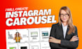 design a custom canva instagram carousel and linkedin post
