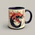create a custom coffee mug design or coffee cup design