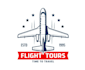 design a beautiful airplane logo