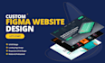 do figma design, figma design website, website ui ux design