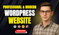 design modern business website, redesign and wordpress website development