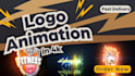 do logo animation and create youtube intro outro