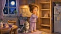 draw watercolor children story book illustration pages based on real people