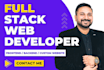 be full stack web developer full stack developer for custom website development