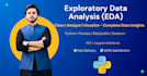 do eda and visualize insights using python, power bi