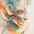 design abstract and surreal acrylic art