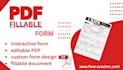 create a professional fillable PDF form with editable fields
