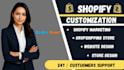 build shopify store design dropshipping store redesign shopify website design