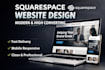 design or redesign a professional squarespace website