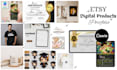 do canva graphic design etsy digital products kid invitation cards etsy flyers