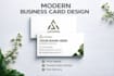 create a minimalist and unique business card