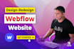 design, redesign, or develop webflow website, figma to webflow, webflow expert