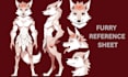 design furry reference sheet fursona character nsfw oc furry art furry ref sheet