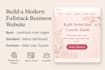 build a modern fullstack business website with dashboard
