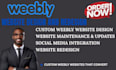 design or redesign a professional weebly website