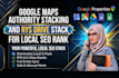 build google maps authority stacking and rys drive stack for local SEO rank