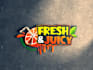 do a cool trendy fruit juice bar professional 3d logo