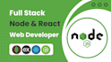 be node js developer, full stack react web developer, reactjs full stack website