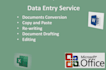 do excel, ms office, editing, and document conversions