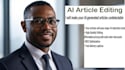make your ai generated articles and essays human written