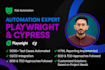automate your test cases using playwright and cypress