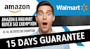 do amazon walmart sales tax exemption without llc