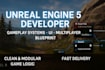 develop custom game systems in unreal engine 5 with blueprints and UI