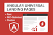 provide angular ssr landing page and website development
