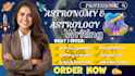 write engaging astrology and astronomy content, articles and ebooks