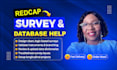 be your mentor for designing a redcap survey or database