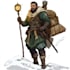 design a dnd character art and dnd character illustration