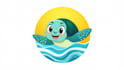 do sea turtle mascot logo in 2 days