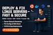 set up and secure your AWS cloud infrastructure