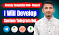 develop custom telegram bot