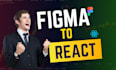 convert figma to react responsive website