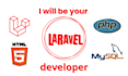 do PHP laravel web development and maintenance
