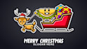 create an awesome christmas light logo