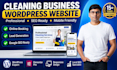 design a wordpress website for your cleaning business